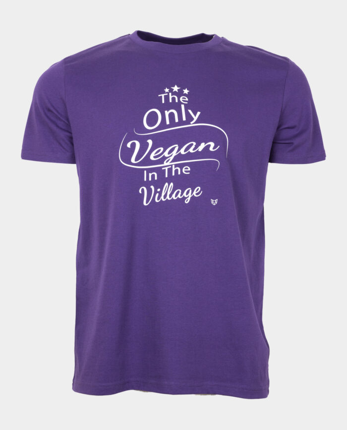The Only Vegan t-shirt purple