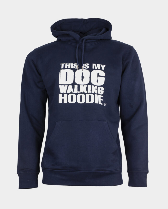This is my dog walking hoodie Navy