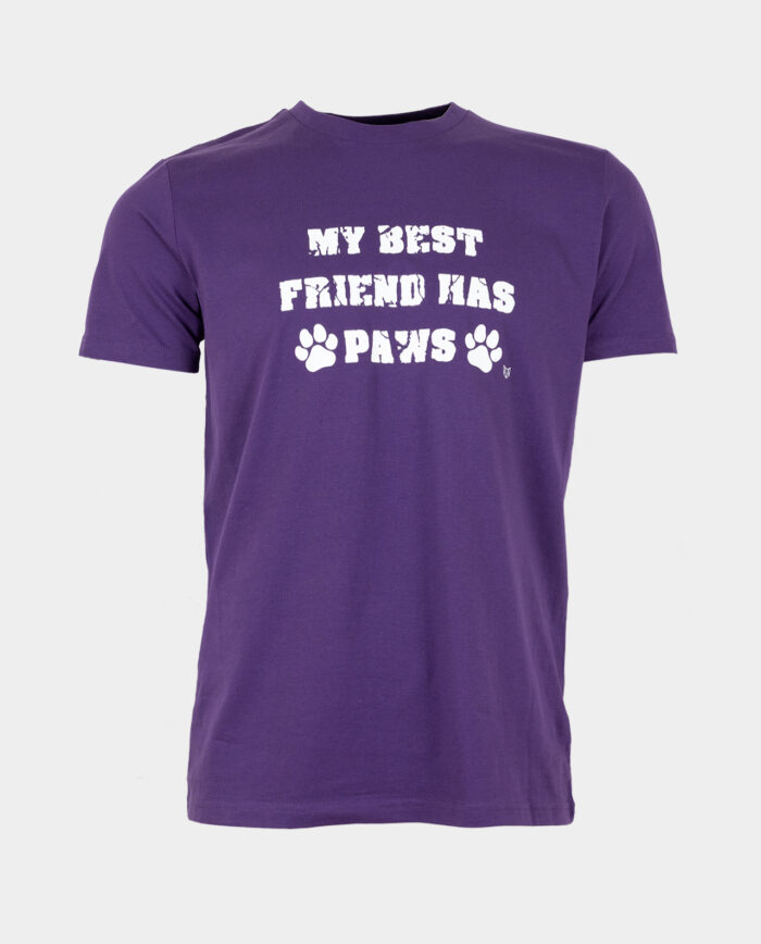 My Best Friend Has Paws Purple