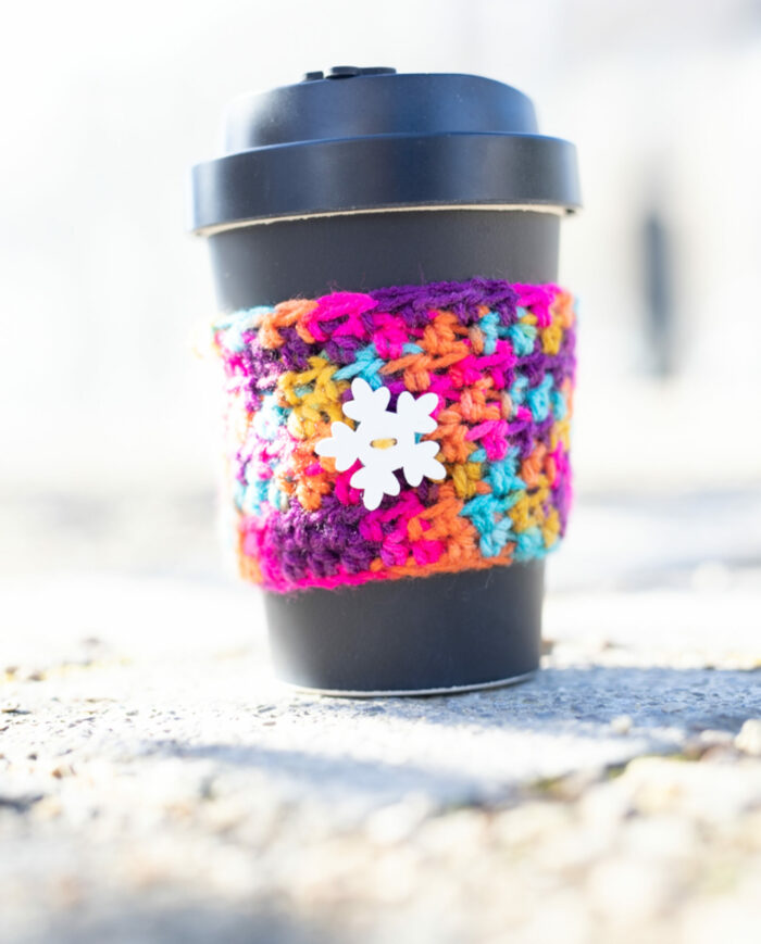 Coffee Cup Sleeve - Snowflake