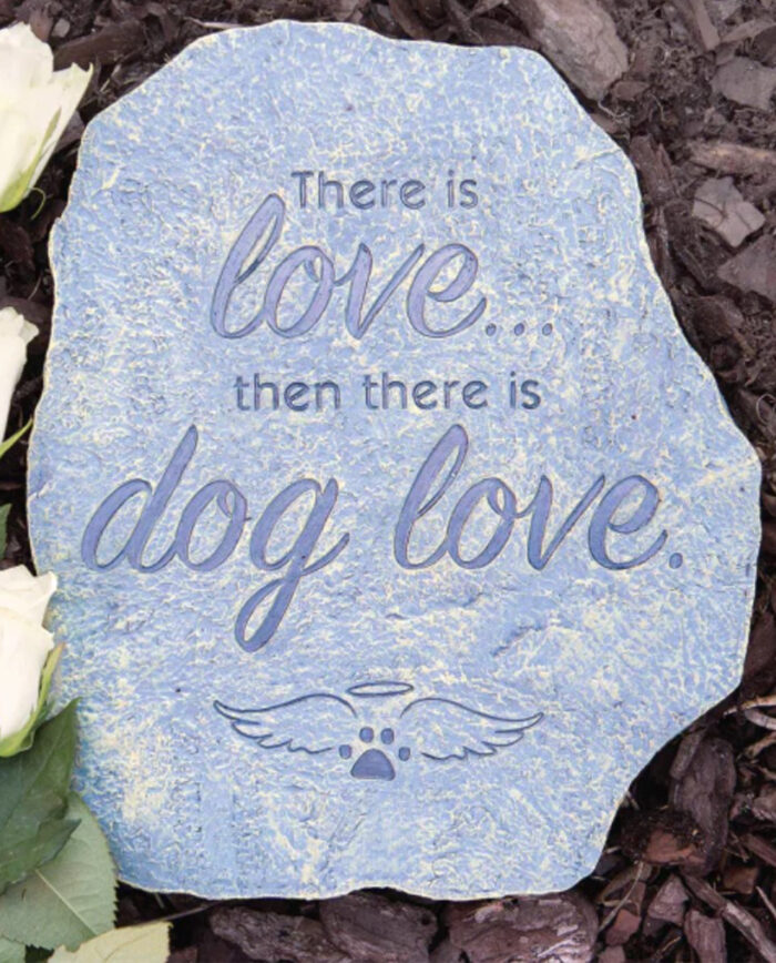 There is Love.. Pet memorial stone