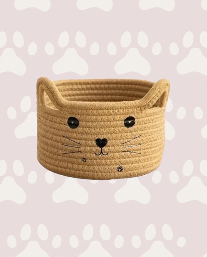 Cat Toy Storage Basket