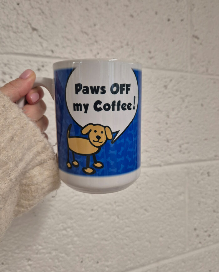 Paws Off My Coffee - Large Coffee Mug