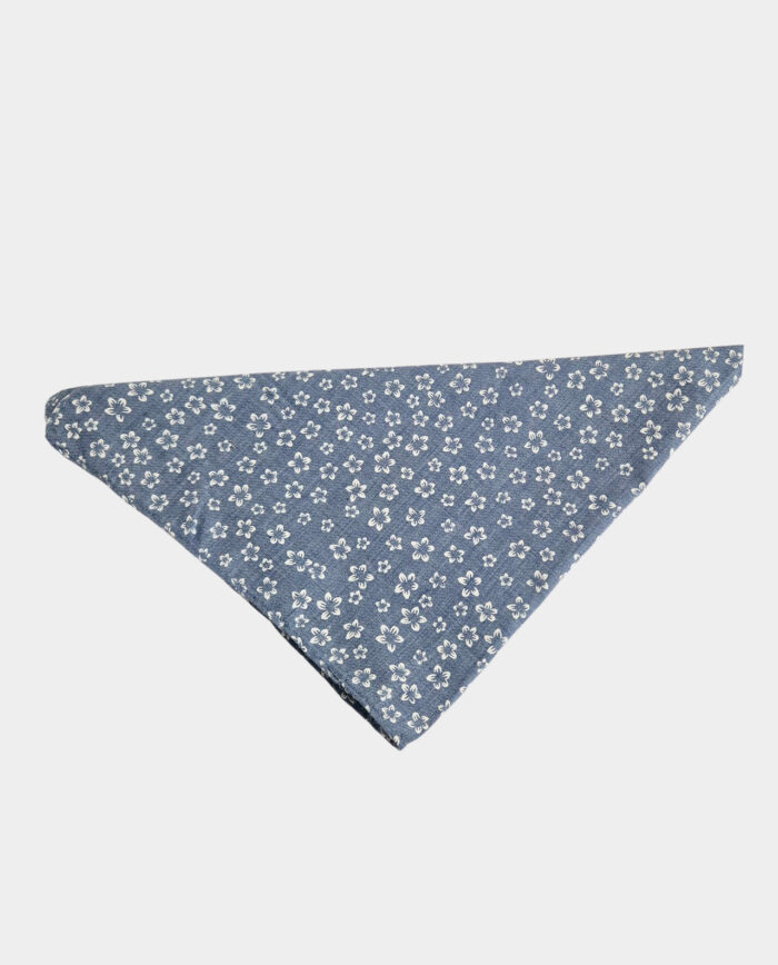 Neckerchiefs for Dogs - Blue Flowers
