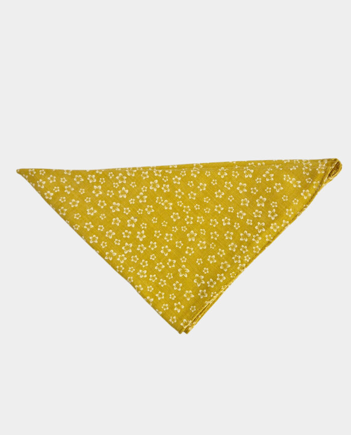 Neckerchiefs for Dogs - Mustard Flowers