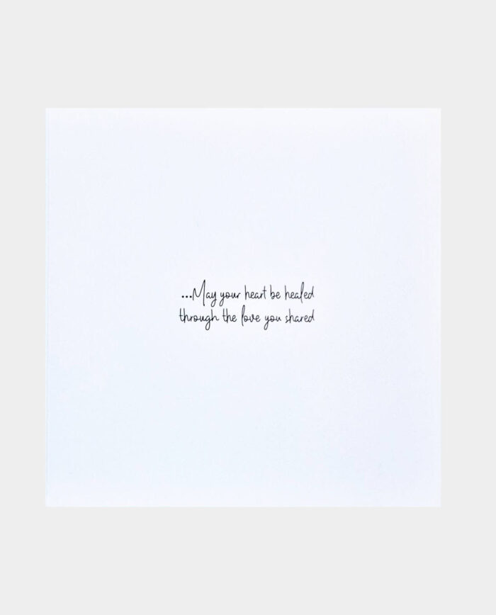 Dog Sympathy Card - inside