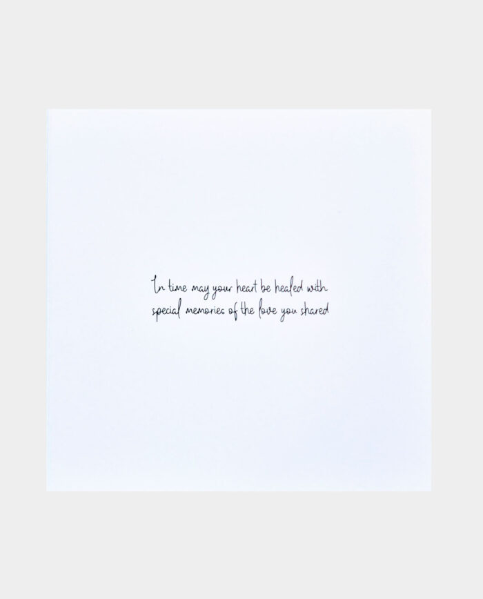 Pet Sympathy Card - Forever in your heart - inside