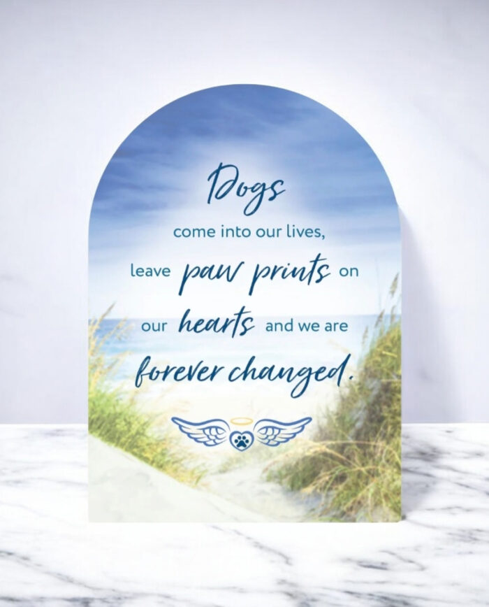 Dog Memorial Ornament - Dogs Come into Our Lives