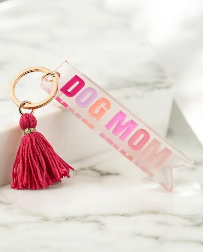 Dog Mom Keyring