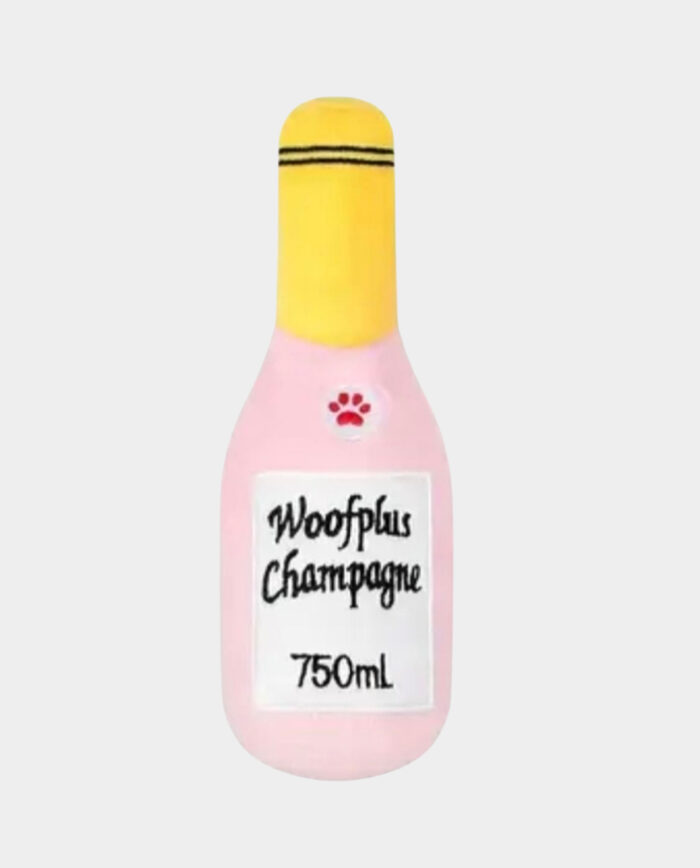 Pink Champagne Dog Toy