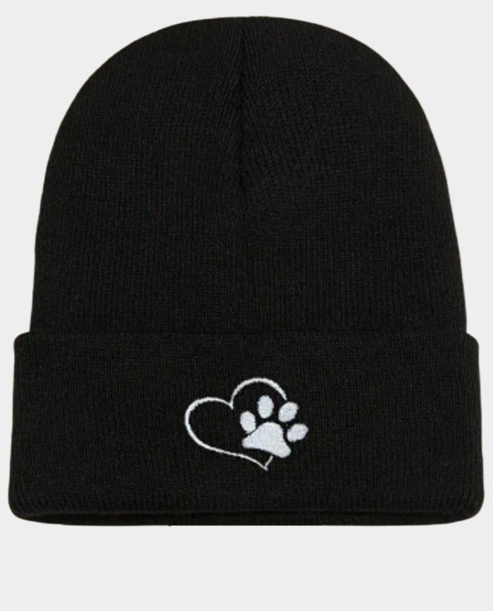 Pet Love Beanie - Black