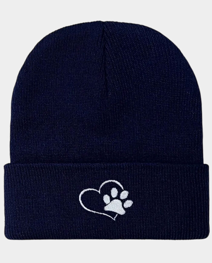 Pet Love Beanie - Navy