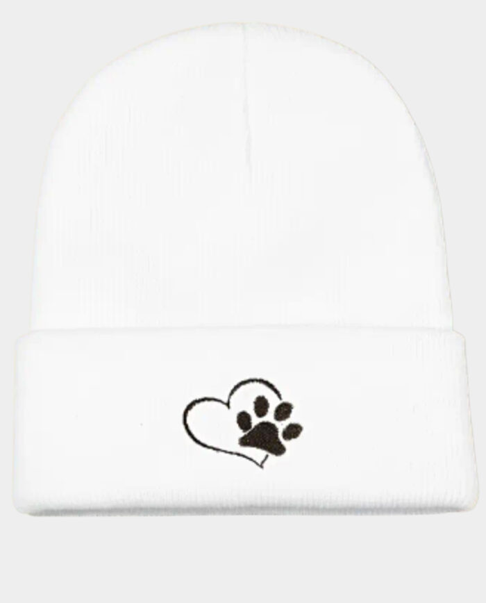 Pet Love Beanie - White